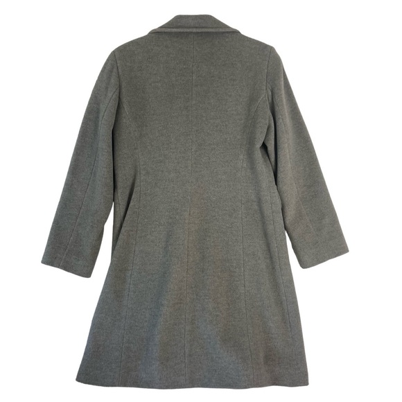 Calvin Klein Angora Wool Gray Coat Womens Size 10 Beautiful Soft and Comfortable - Picture 2 of 10